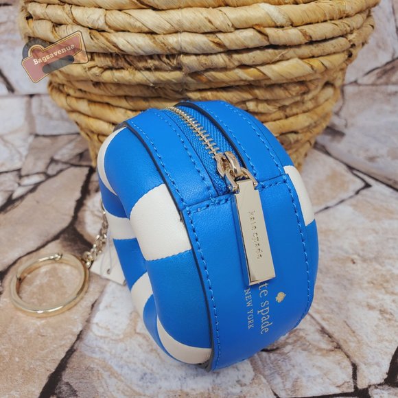 #bagsavenue fast ship splash 3D float pool Key Chain Fob Coin purse Kate Spade - Picture 5 of 6